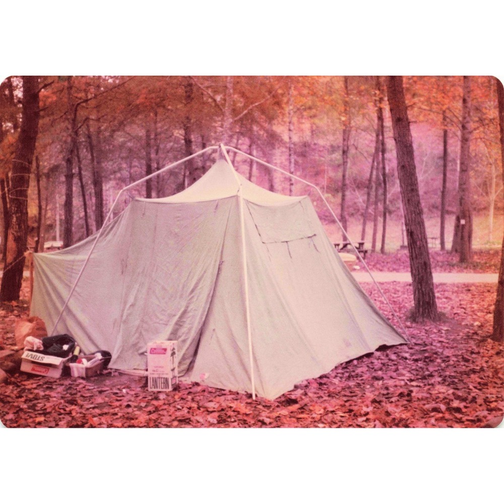 Vintage 1970s Great Smoky Mountains Camping Trip Lot of 9 Photos 3.5x5 - Picture 4 of 9